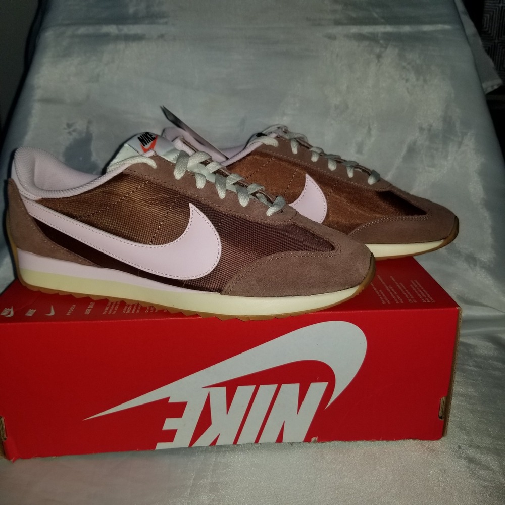 Nike Daybreak Sneakers Women 10 Brown Pink Excellent Suede Textile HM4771-204